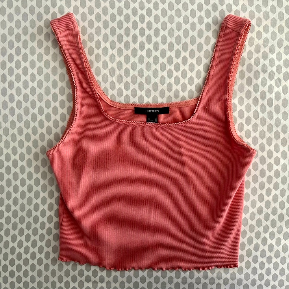F21 Ribbed Crop Top - Picture 5 of 5